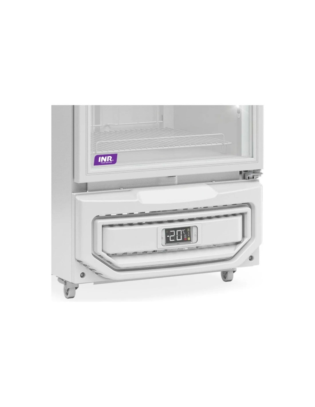 Heladera Exhibidora Vertical Inr Fsgpf45b Congelador Blanca