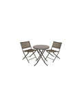 Juego Jardin Laury Venus Textileno Gris