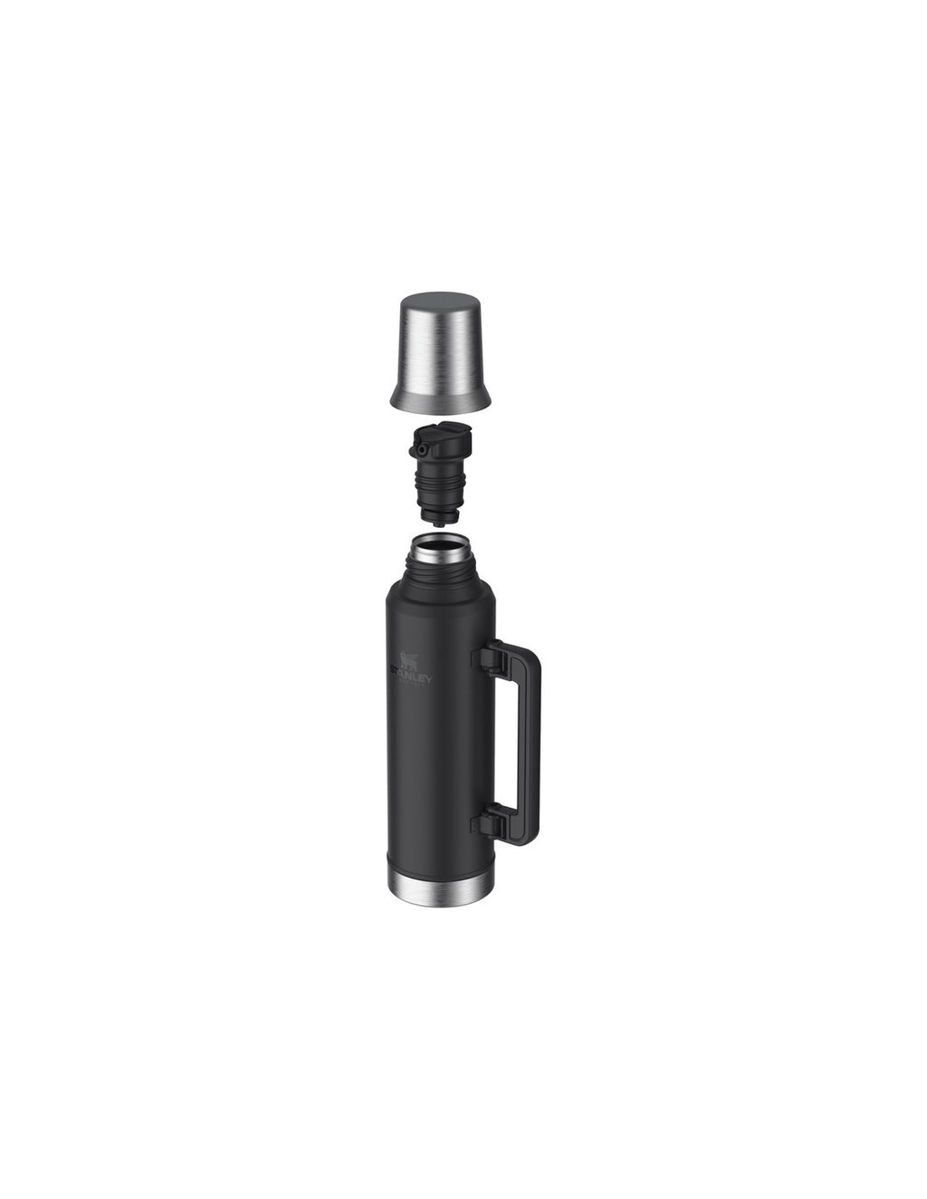 Termo Clasico 1.6l Stanley Negro Asa Plegable