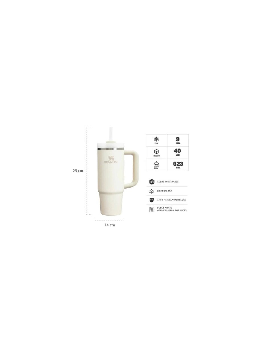 Vaso Quencher 1.1l Stanley Cream Ic0425 - 2356t - 1 - EcoCity